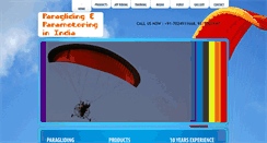 Desktop Screenshot of paraglidinginindia.org